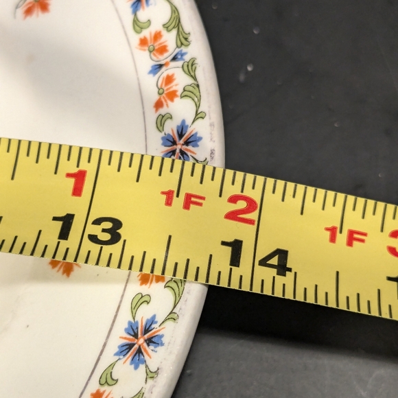 Vintage W. H. Grindley & Co. Granby pattern serving dish large platter 14 inch - Picture 8 of 11